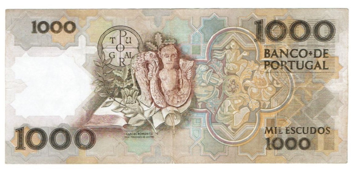 PORTUGAL B-181.-1000 ESCUDOS 1990.  EBC