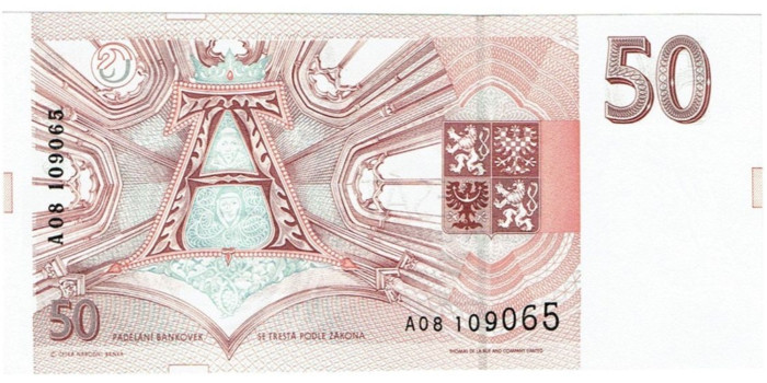 CHECA - REPUBLICA  B-004.- 50 KORUN 1993.  SC
