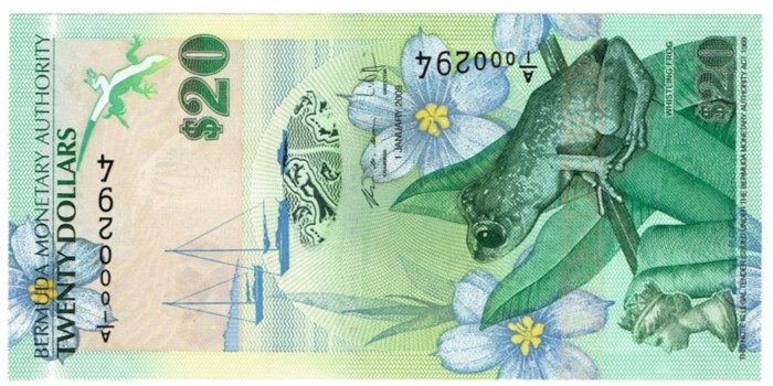 BERMUDAS - B-060.-20 DOLLARS 2009.  BC