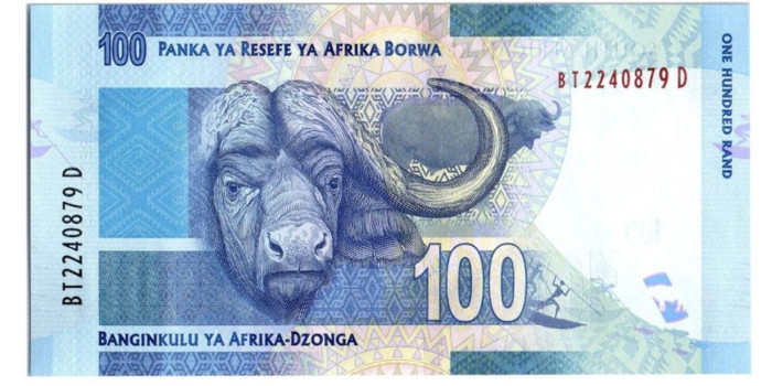 SUDAFRICA B-141.- 100 Rand 2013/16.  SC