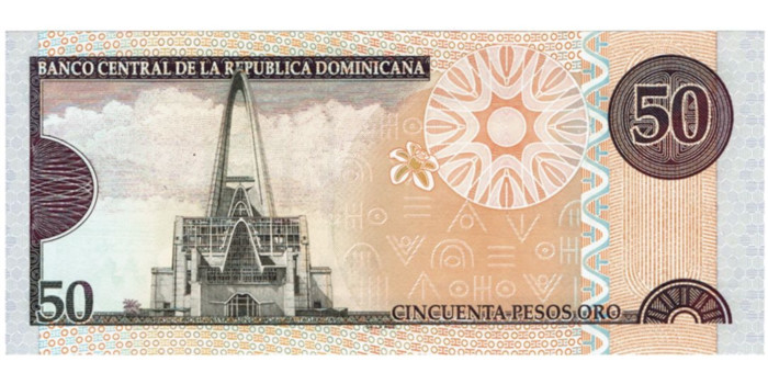 DOMINICANA, REPUBLICA - B-176.- 50 PESOS ORO 2006/8. SC