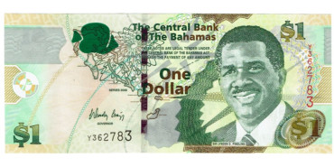 copy of BAHAMAS B-077 -  1 Dollar 2017 - SC