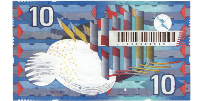 HOLANDA B-099 , 10 GULDEN 1-2-1997, EBC