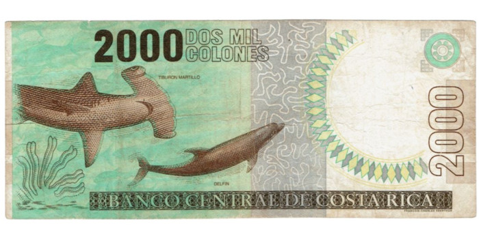 copy of COSTA RICA - B-265.- 2000 Colones 1917. SC