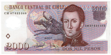 copy of CHILE B-159.- 20.000 PESOS 1999.  EBC-