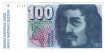 SWITZERLAND - B-057.-100 FRANCS 1975/1993. BC+