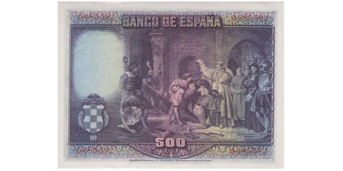 F352I - 500 Pesetas 15-08-1928 EBC+