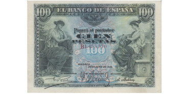 F327H.- 100 Pesetas 30 de Junio 1906 EBC