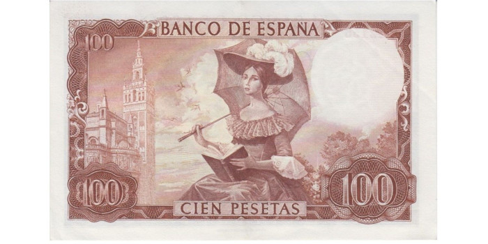 F470H - 100 Pesetas 19-11-1965 EBC sin serie