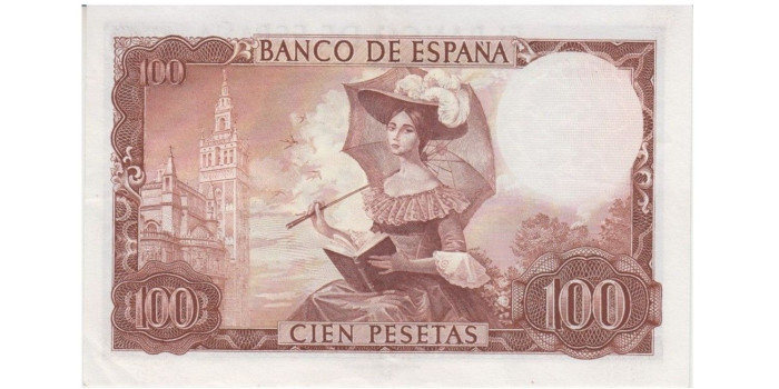 F471I - 100 Pesetas 19-11-1965 EBC+ serie A/7W