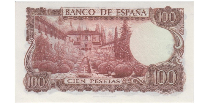 F473K - 100 Pesetas 17-11-1970 SC serie 1A/7W
