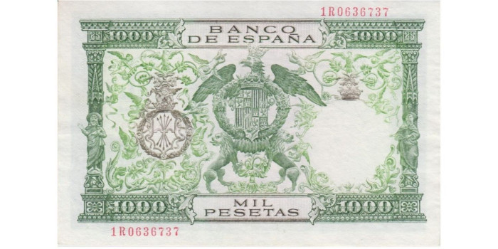 F494J - 1000 Pesetas 29-11-1957 SC- serie A/1Z