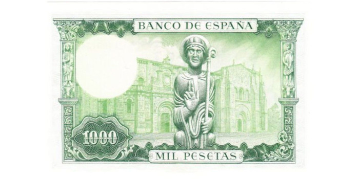 F496K - 1000 Pesetas 19-11-1965 SC serie A