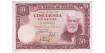 F460E - 50 Pesetas 31-12-1951 MBC+ series A/E