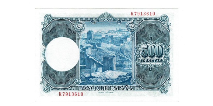 F482K - 500 Pesetas 22-7-1954 SC  serie A/V