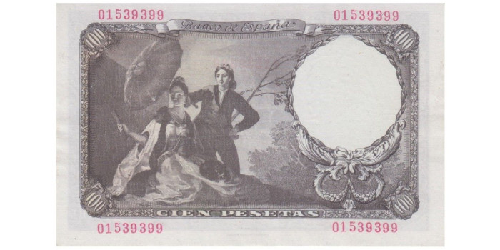 F464K - 100 Pesetas , 19-2-1946 SC , sin serie