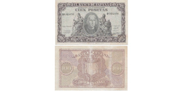 F463E - 100 Pesetas 9-1-1940 MBC  serie A/H
