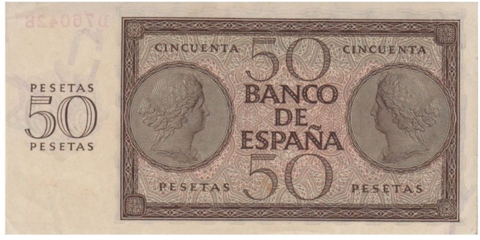 F456H - 50 Pesetas 21-11-1936 EBC serie D