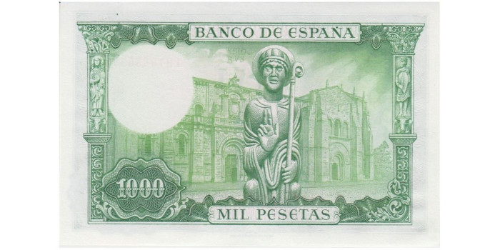 F496K - 1000 Pesetas 19-11-1965 SC serie B/1Z