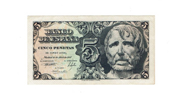 F440I - 5 Pesetas 12-4-1947, EBC+  serie A/E