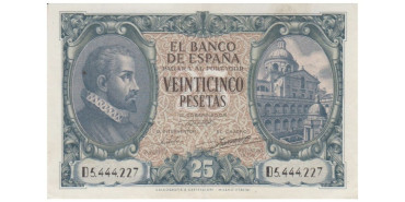 F451e - 25 Pesetas  09-01-1940   MBC+
