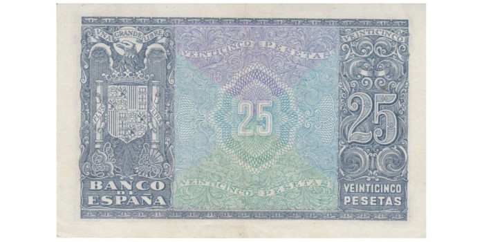 F451e - 25 Pesetas  09-01-1940   MBC+