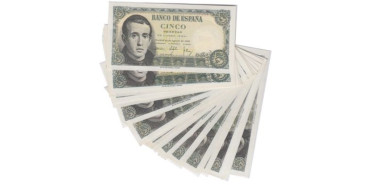 F444L3 - Lote x 20 - 5 Pesetas 16 de Agosto 1951  SC