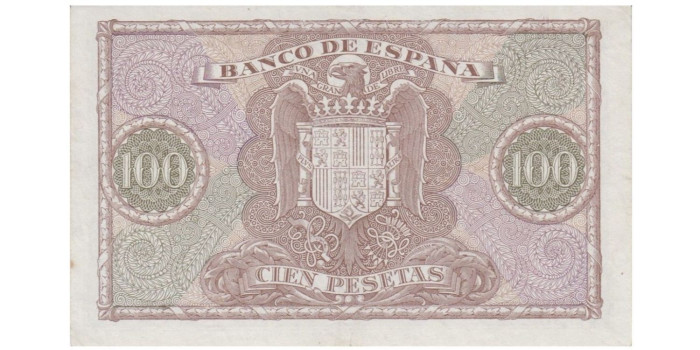 F463G 100 Pesetas 9 de Enero 1940  EBC- Serie A/I