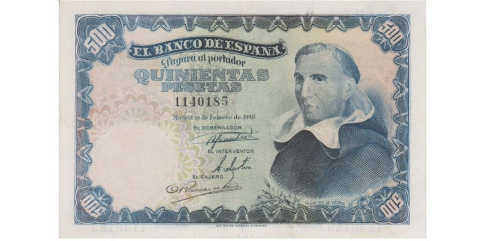 F478F.-500 Pesetas 19 de Febrero 1946 MBC+