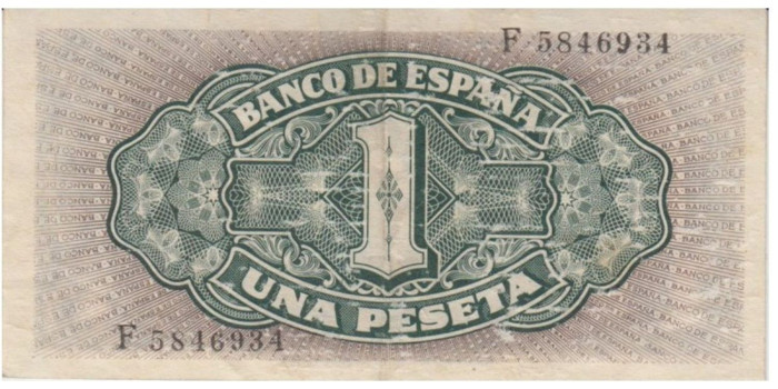 F416 E - 1 Peseta 4-9-1940 Serie A / I  MBC