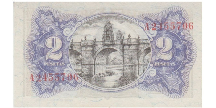 F399K - 2 Pesetas 1938 SC  serie A/B