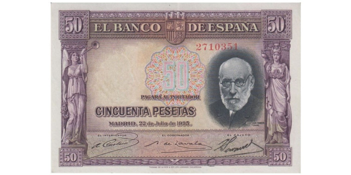 F363H - 50 Pesetas 22-7-1935 EBC  sin serie