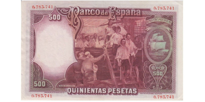 F357I - 500 Pesetas 25-4-1931 EBC+ sin serie