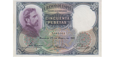 F355H.- 50 Pesetas 25 de Abril 1931 EBC