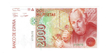 F509K - 2000 Pesetas 24-4-1992 SC sin serie