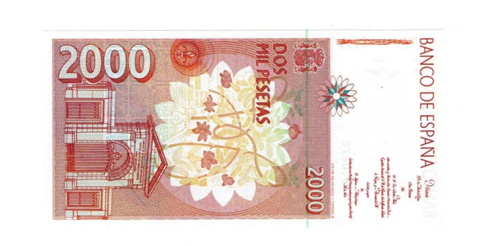 F509K - 2000 Pesetas 24-4-1992 SC sin serie