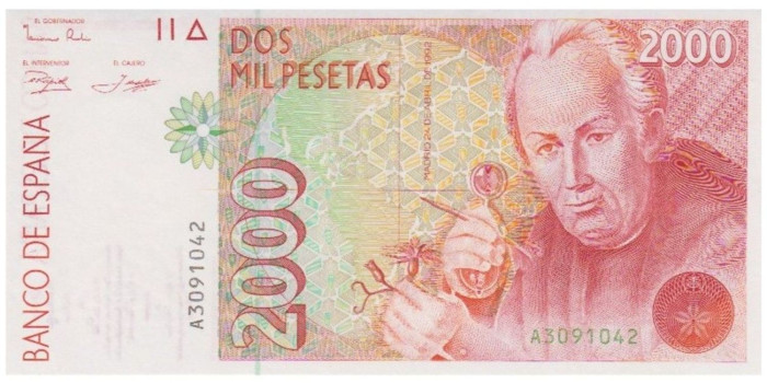 F510K - 2000 Pesetas 24-4-1992 SC serie A/1R