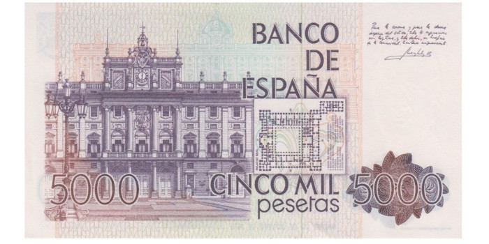 F514K - 5000 Pesetas 23-10-1979 SC sin serie