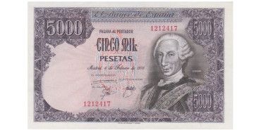 F512K - 5000 Pesetas 6-2-1976 SC sin serie