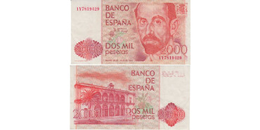 F508E - 2000 Pesetas 22-7-1980 MBC serie A/1R