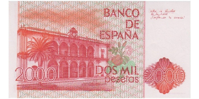 F507K - 2000 Pesetas 22-7-1980 SC sin serie dos ceros