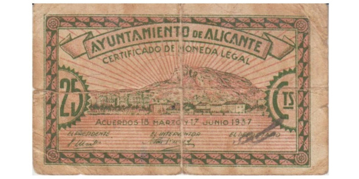 LOCALES - ALICANTE - 25 Ctm