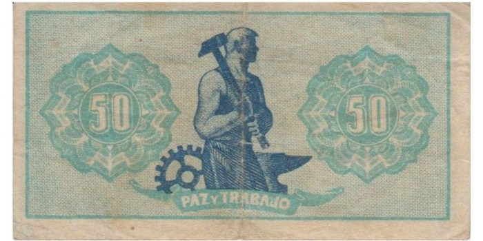 F406C.- CONSEJO DE ASTURIAS Y LEON- 50 CENT BC SIN SERIE