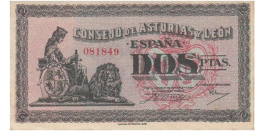 F408H.- CONSEJO DE ASTURIAS Y LEON- 2PTS EBC SIN SERIE