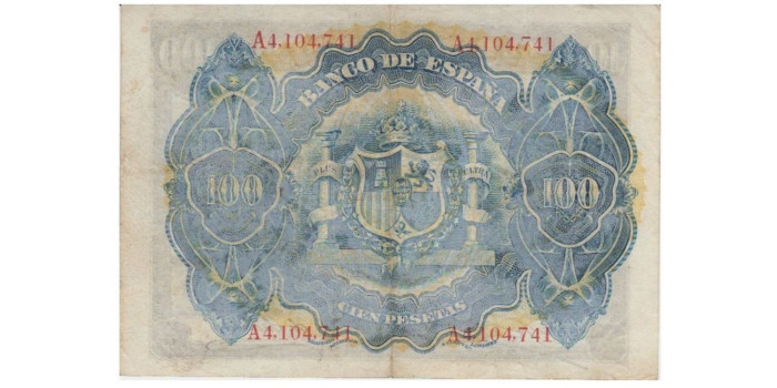F326E.- 100 PESETAS 30-06-1906. MBC SERIE A