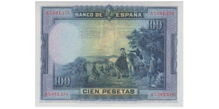 F351K.- 100 PESETAS 15-08-1928.  SC SERIE A