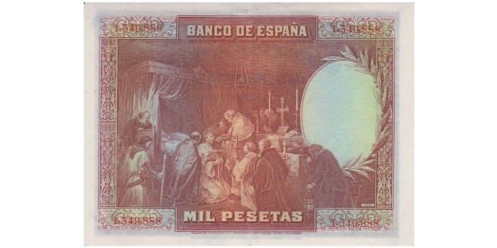 F353I.- 1000 PESETAS 15-08-1928.  EBC+ SIN SERIE
