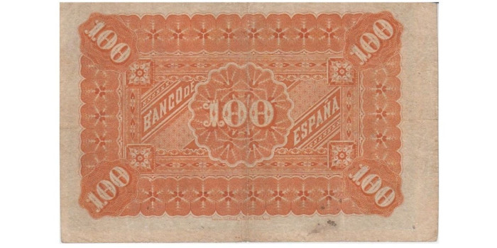 F281E.- ALFONSO XII 100 PTS 1-01-1884. MBC SIN SERIE