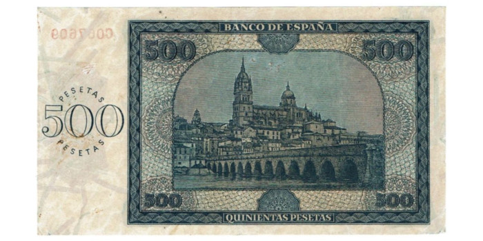 F474F - 500 Peseta 21-11-1936 serie C. AU-50 EBC