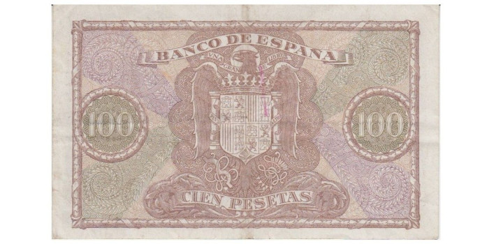 F463E - 100 Peseta 9-1-1940 MBC serie A/H
